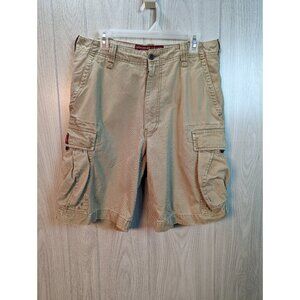 Abercrombie & Fitch Paratroops Cargo Pocket Men Khaki  Shorts Size 32 T-2083